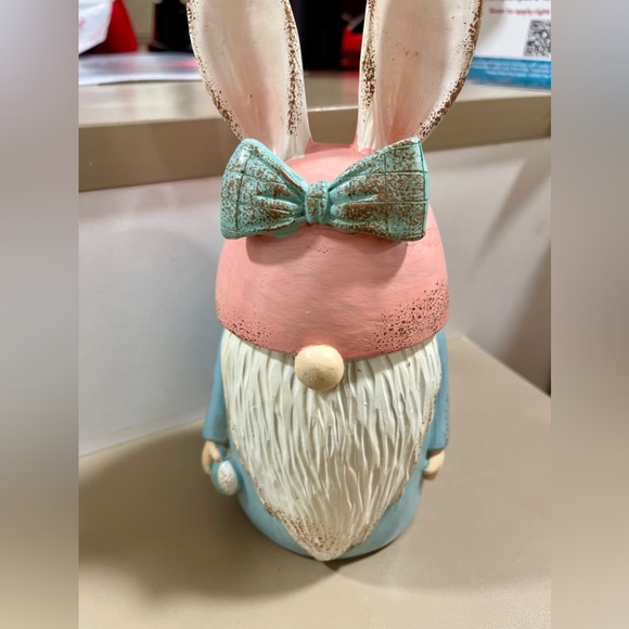 Easter Bunny Gnome Spring Pink & Blue NEW - Picture 2 of 3